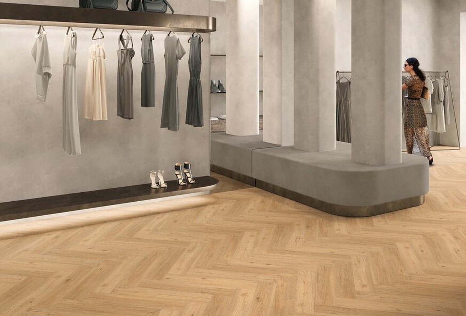 Gerflor Creation 55 Ballerina 0347 Visgraat - Afbeelding 2