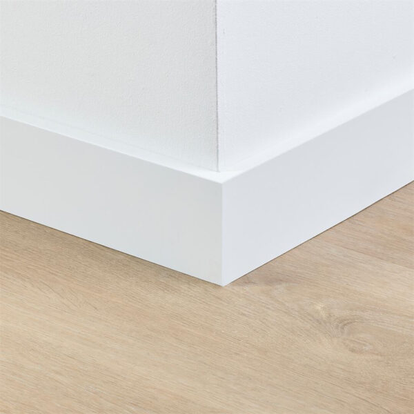 Stijlplint Amsterdam Wit 9010 folie 9 cm.