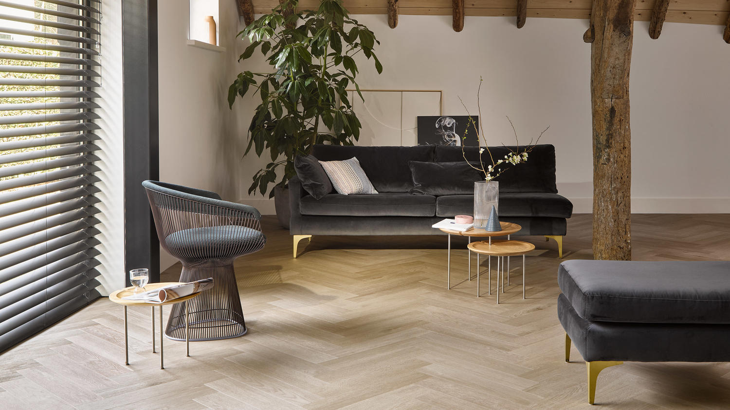 Tarkett iD Inspiration 70 Visgraat Chatillon Oak Natural - Afbeelding 2