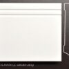 Stijlplint Milaan Wit 9010 gelakt 9 cm. - Afbeelding 3