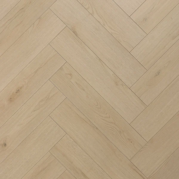 Floer Hybride Visgraat laminaat Crémewit Eiken