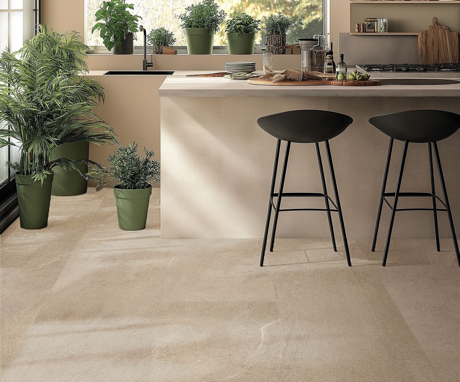 Gerflor Creation 55 Curton Stone Taupe 1604 - Afbeelding 2